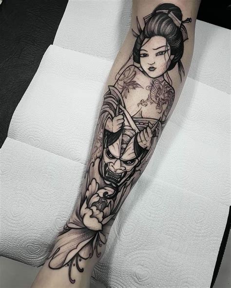Tatuagem samurai feminina 